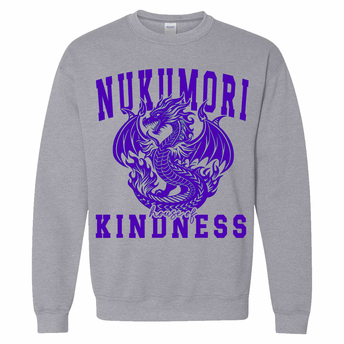 RC House Oversized Mascot Crewneck Purple