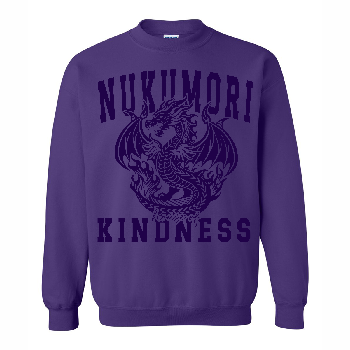 RC House Oversized Mascot Crewneck Purple