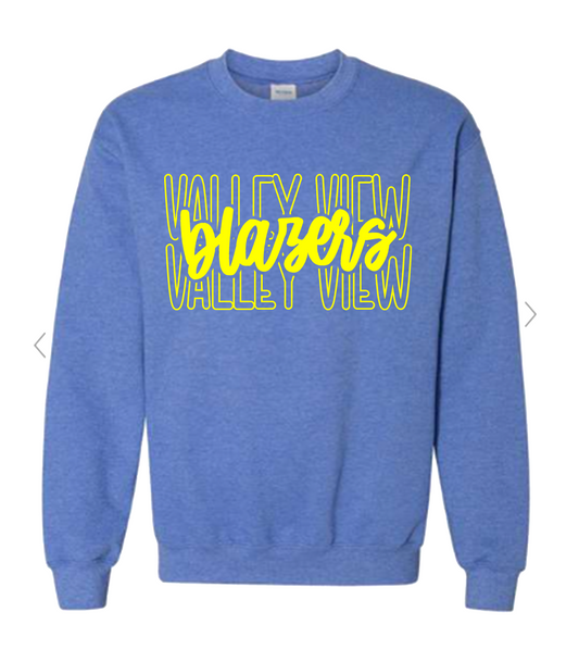 Heather Blue Blazers